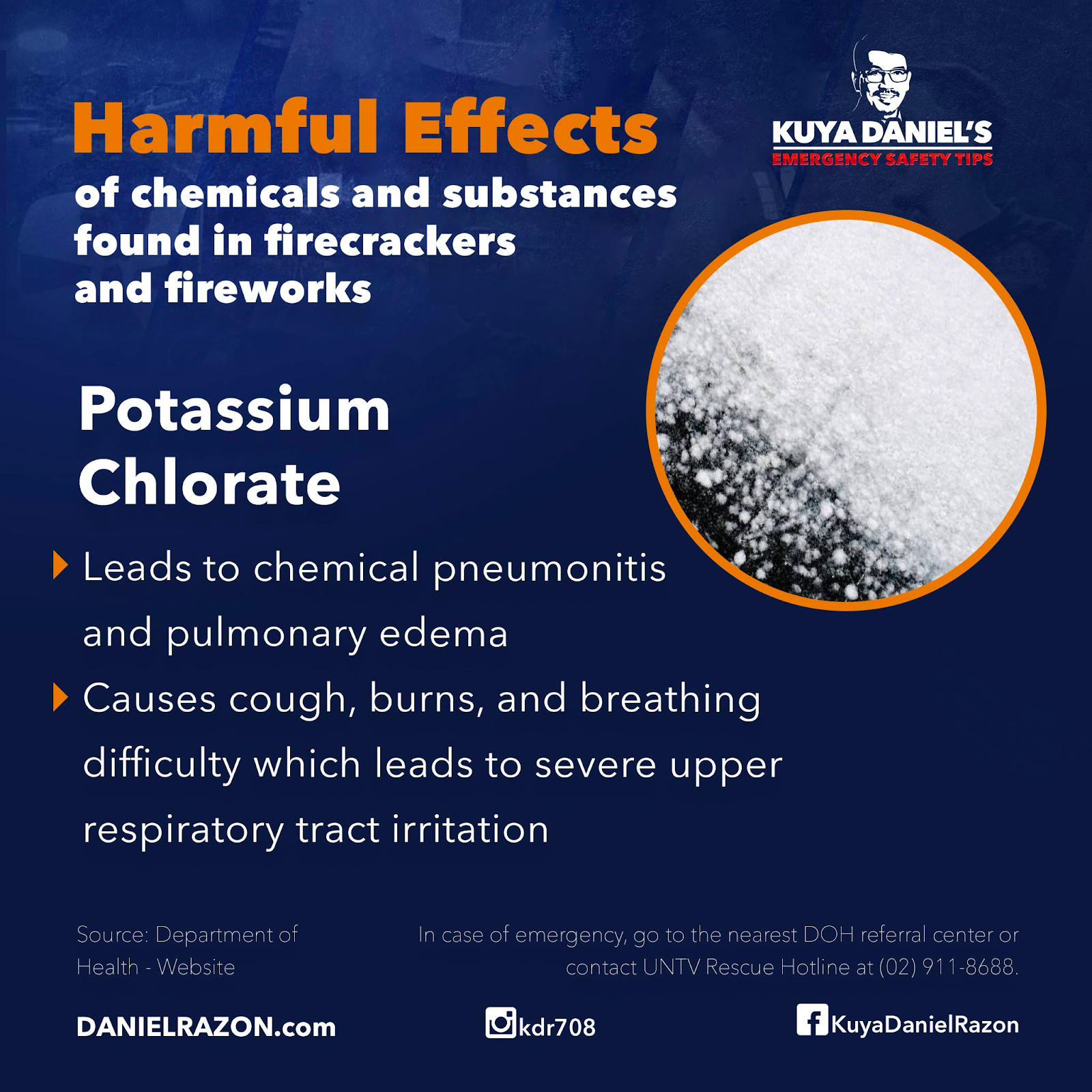 harmful effects of potassium chlorate in humans