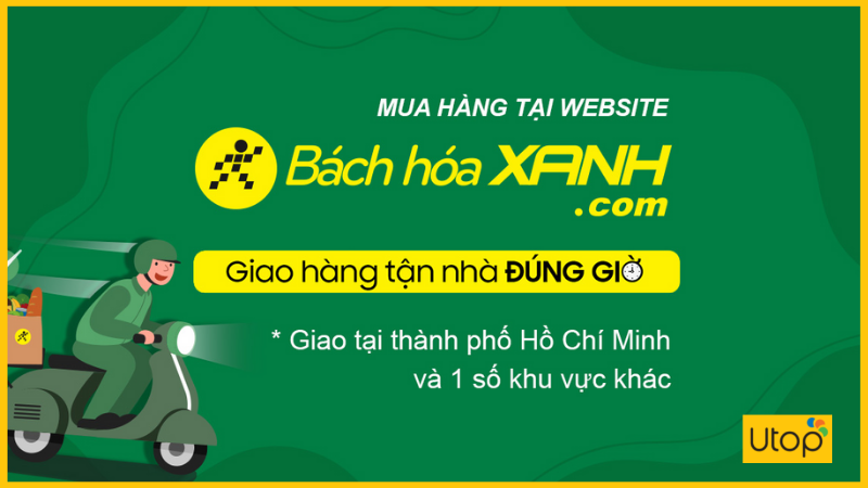 Mua thực phẩm trực tuyến qua Bách Hóa Xanh