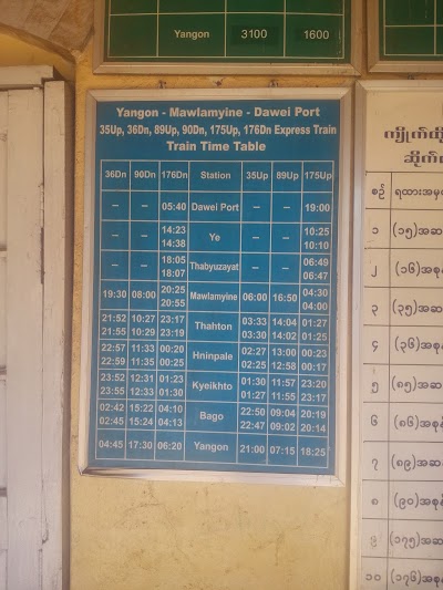 Photos of Kyaik Hto Train Station
