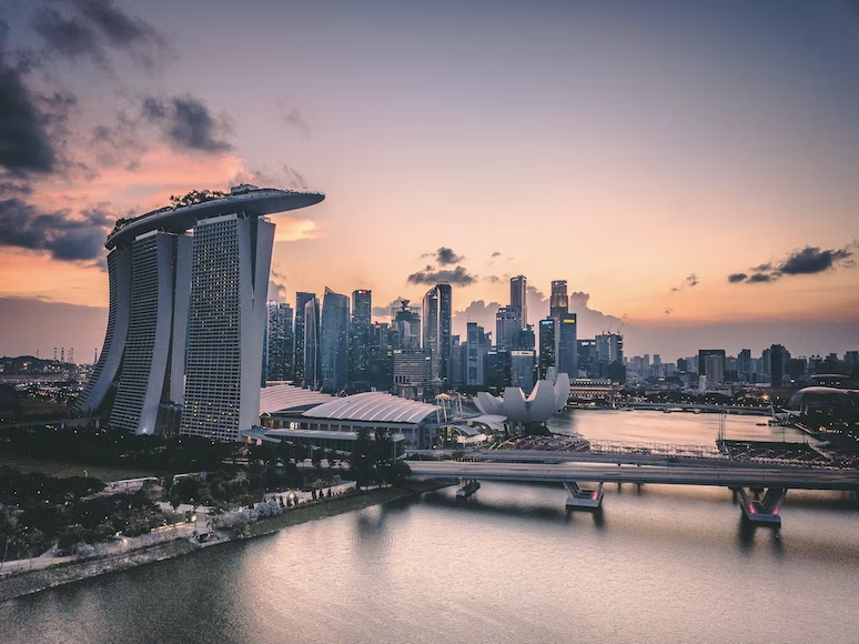 Singapore, a neighboring smart city. 