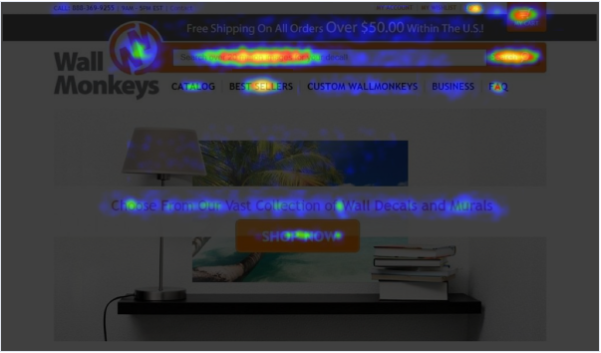 converting rates heatmap