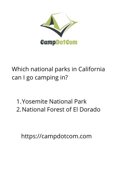 Best Camping California February