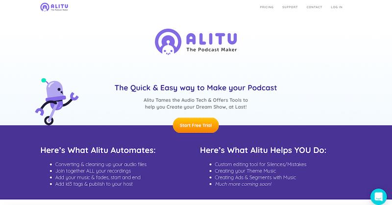 Alitu : logiciel d'hébergement de podcasts