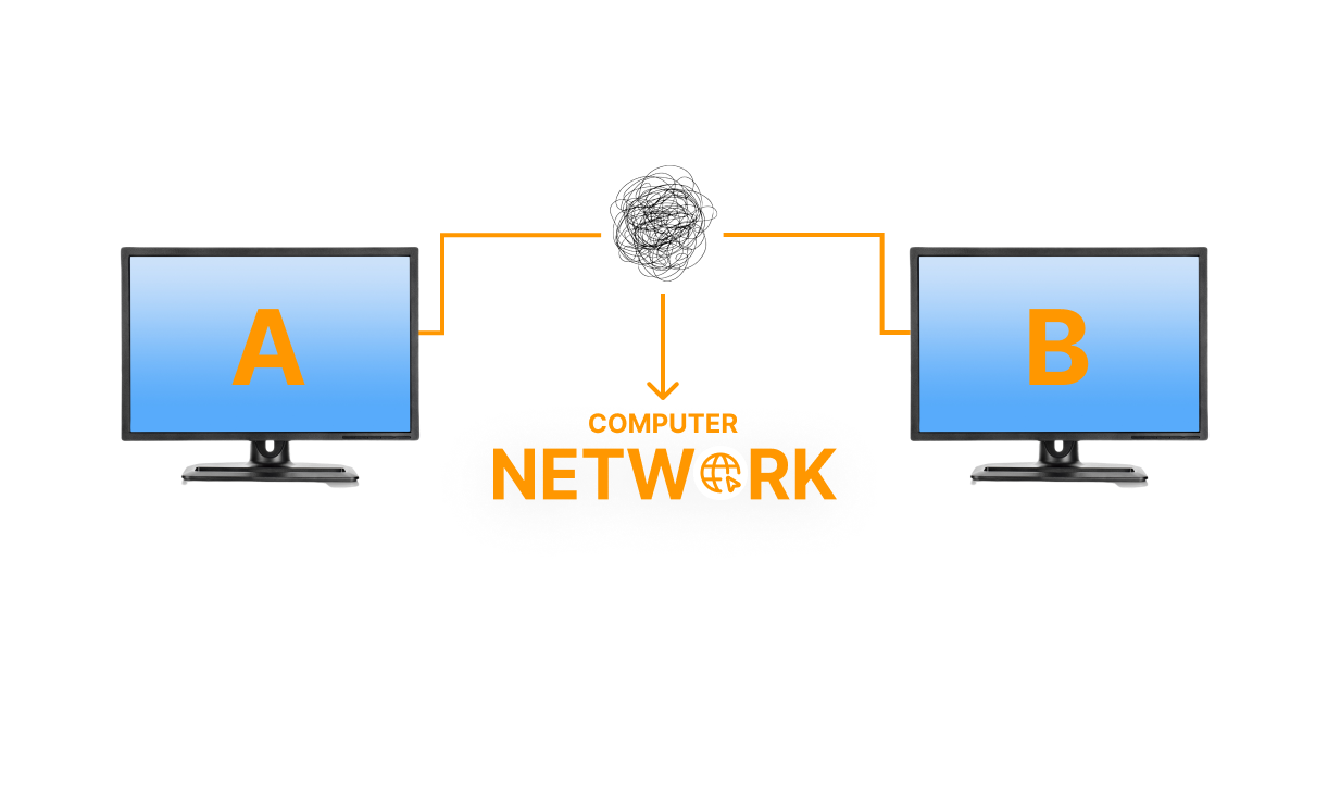 Ilustrasi jaringan komputer
