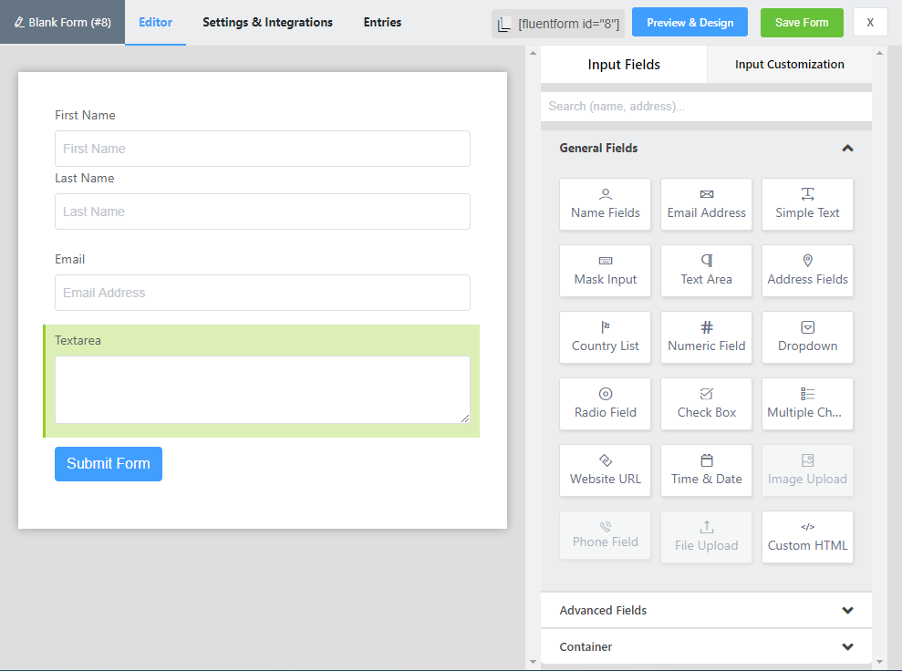 WP Fluent Forms