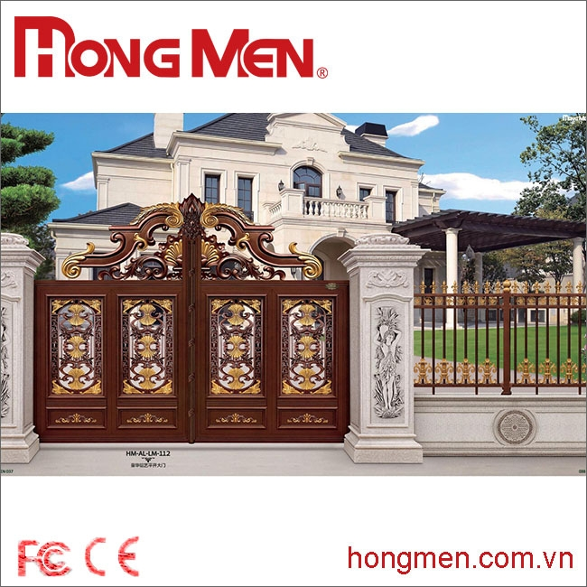 Cổng biệt thự Kim Hoa Mãn Hương