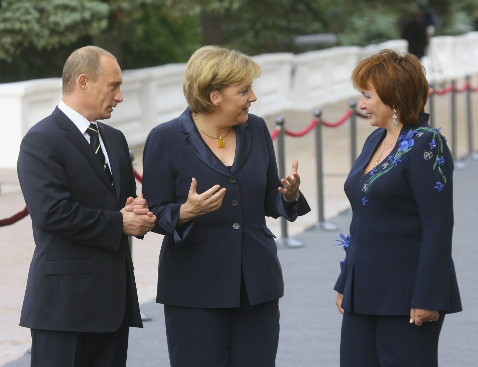 Людмила Путина и Меркель