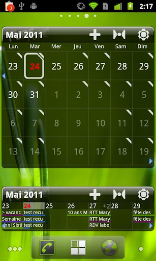 Pure Grid calendar widget apk