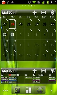 Pure Grid calendar widget apk