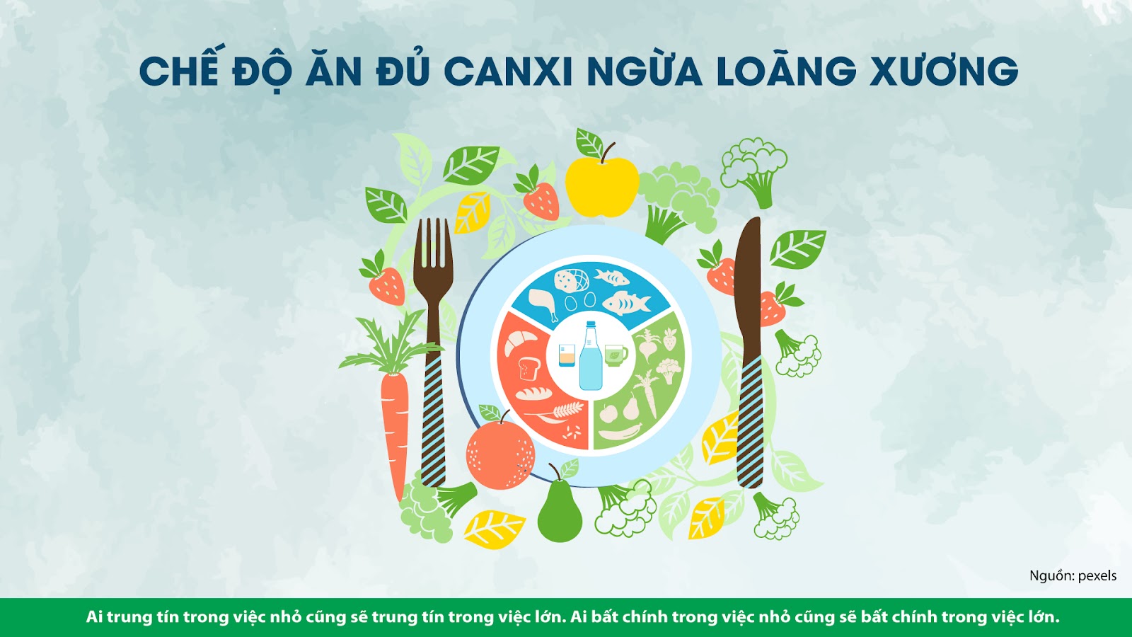 CANXI – YẾU TỐ CHÍNH NGỪA BỆNH LOÃNG XƯƠNG