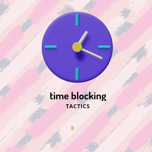 abstract animated image for time blocking 6 
