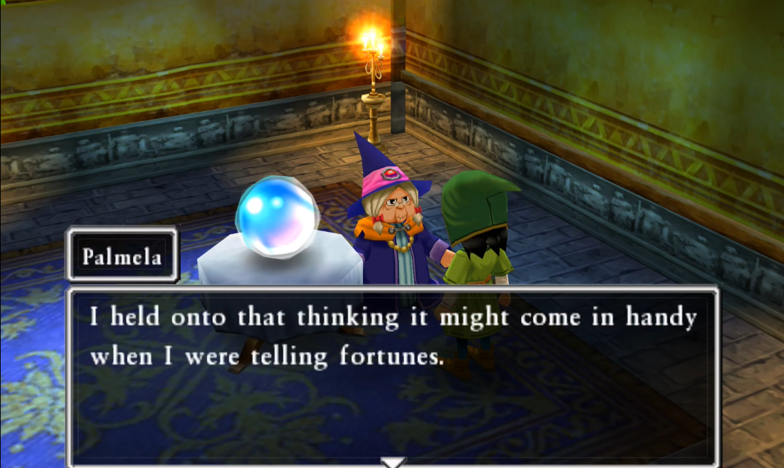 Palmela will reward you with the fragment you need | Dragon Quest VII