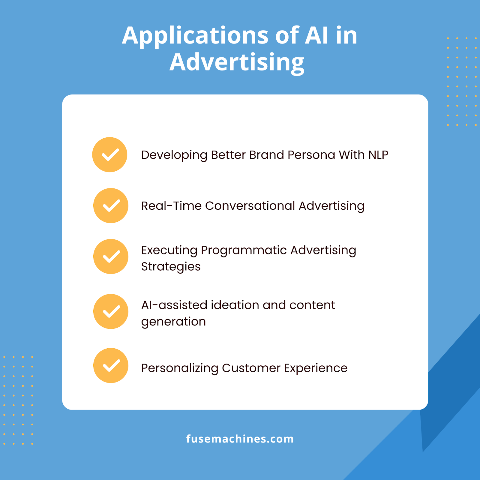 Common applications of AI in advertising