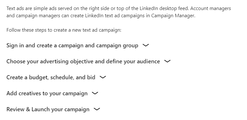 LinkedIn text ads LinkedIn ad best practices