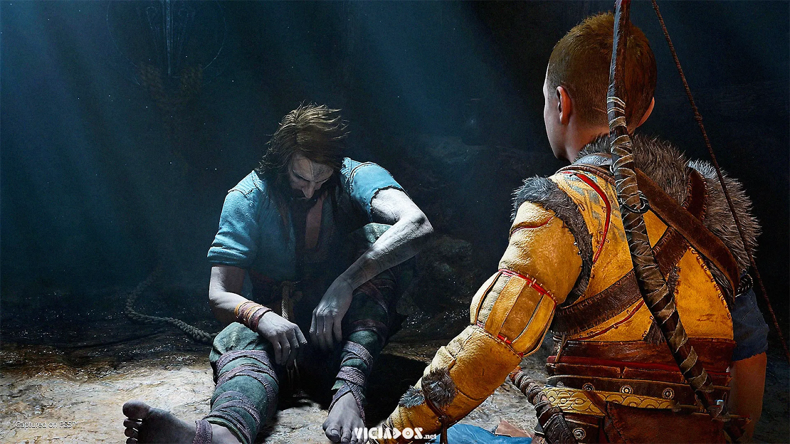 Atreus e Kratos libertaram Tyr de uma prisão