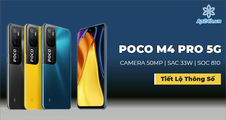 POCO M4 Pro 5G: Tiết lộ thông số kỹ thuật và giá cả trước ngày ra mắt