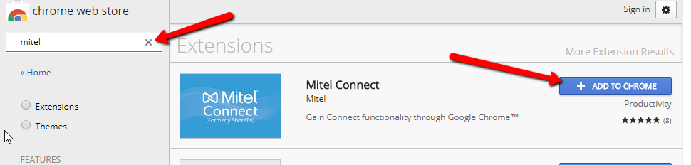 Add Correct Mitel Server