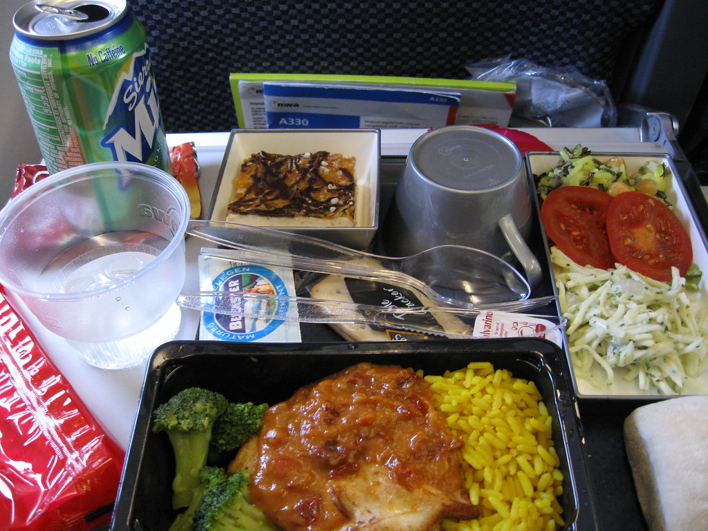 Airline Food (Northwest Airlines) Amsterdam-Mumbai 2 | Flickr