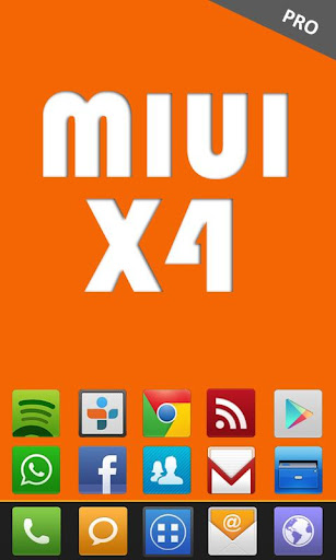 MIUI X4 Go/Apex/ADW Theme PRO apk