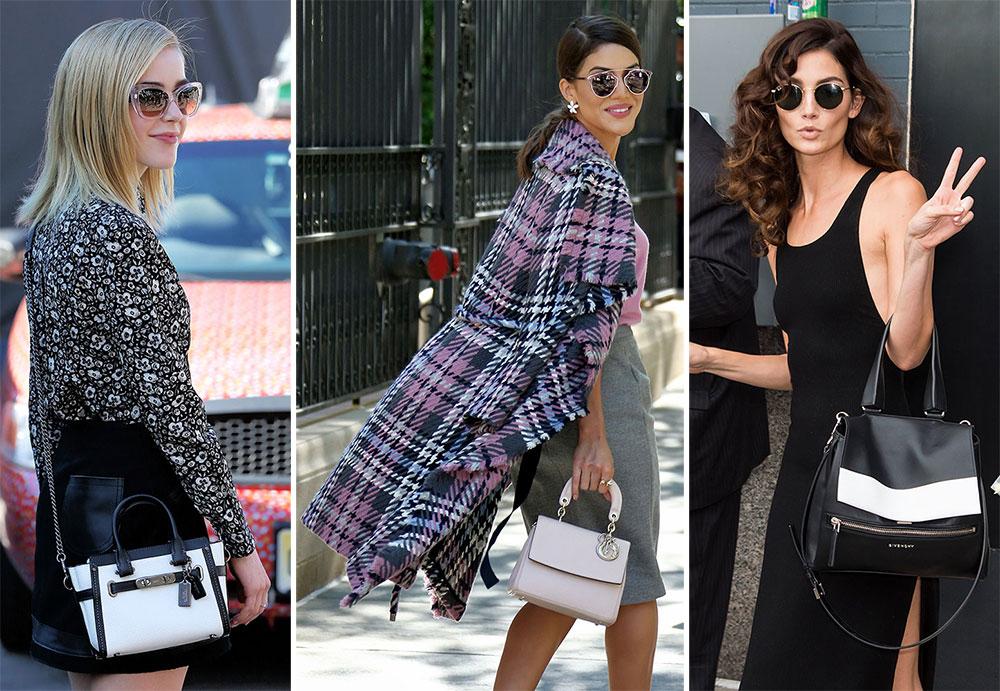 76 Bags and the Celebrities Who Carried Them to New York Fashion Week  Spring 2016 - PurseBlog