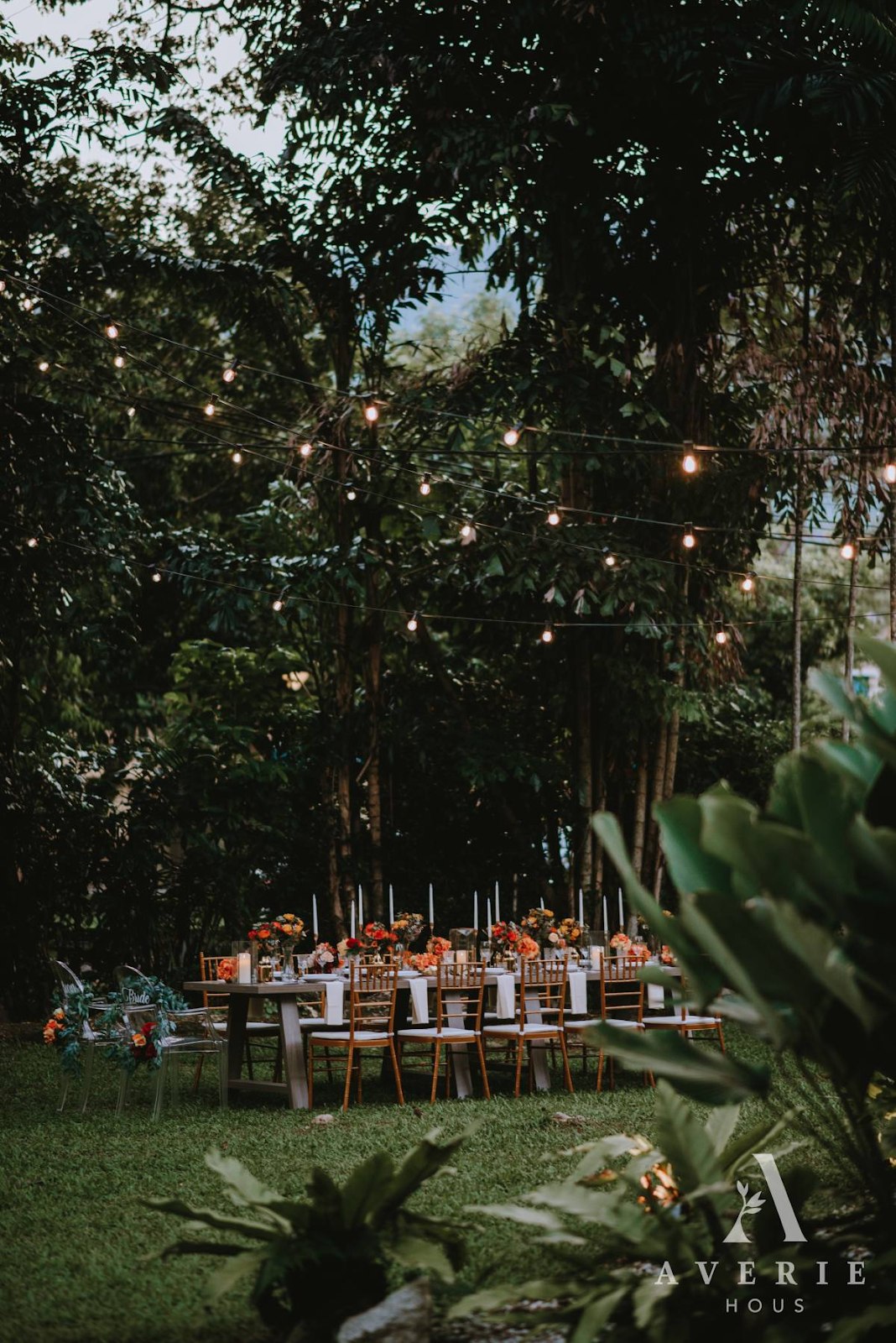 Averie Hous can give you the perfect intimate garden wedding.