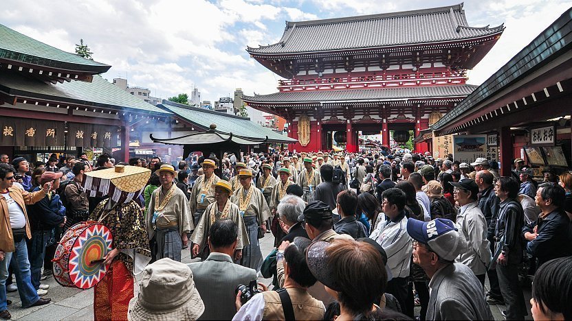 Sanja festival in Japan