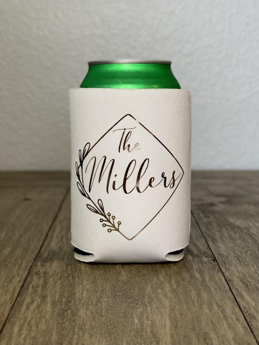 Personalized Wedding Favor Coozie