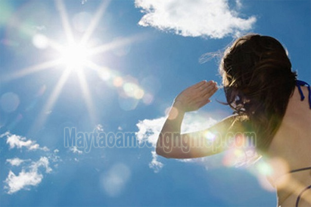 Bức xạ nhiệt từ mặt trời có thể gây hại cho da