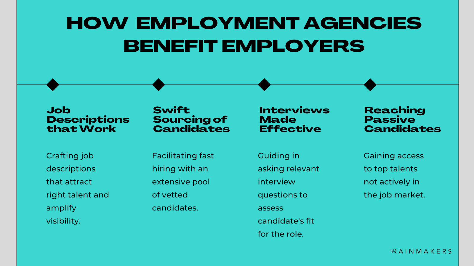 benefits of employment agencies 