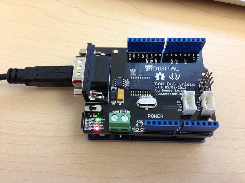 A Can-bus shield with Arduino Uno