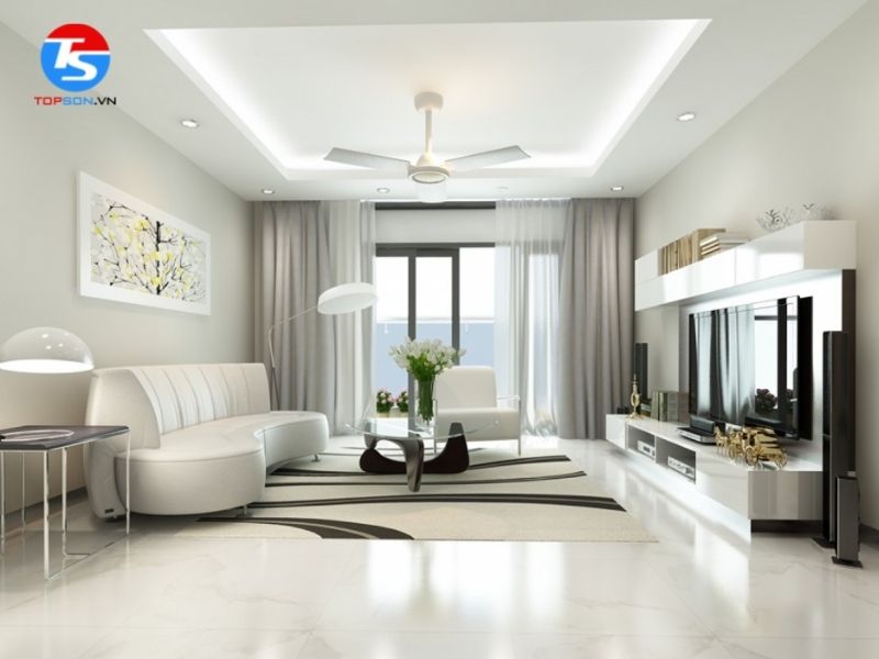 Sơn nhà màu kem sữa