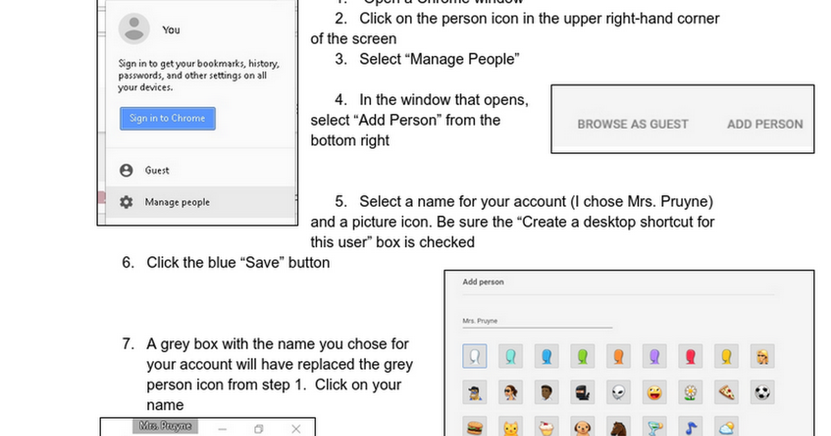 Creating a Desktop Shortcut For Your Google Account