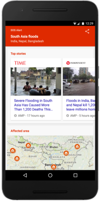 SOS Alerts - South Asia Flooding