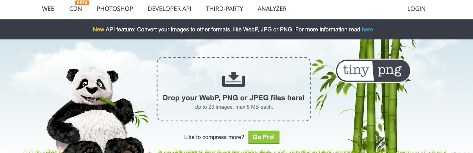 Online tool TinyPNG can help compress images for sizing.