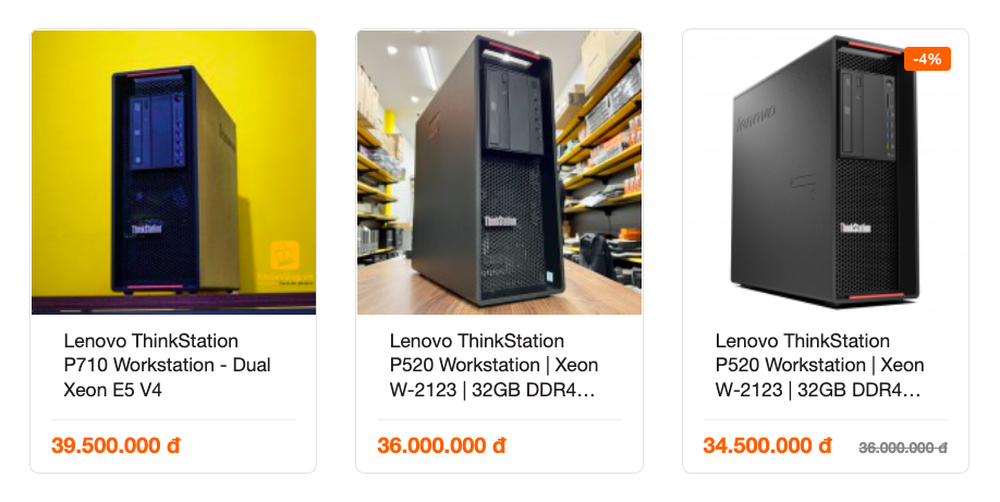 Lenovo Thinkstation - máy trạm hiệu suất cao cho người chuyên nghiệp