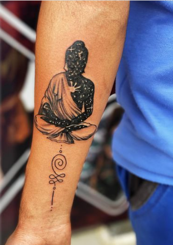 Twinkling Buddha Tattoo