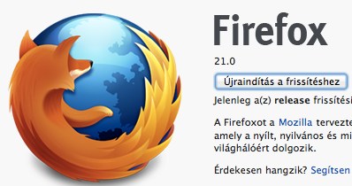 Megjelent a Firefox 22 - Szoftver.hu