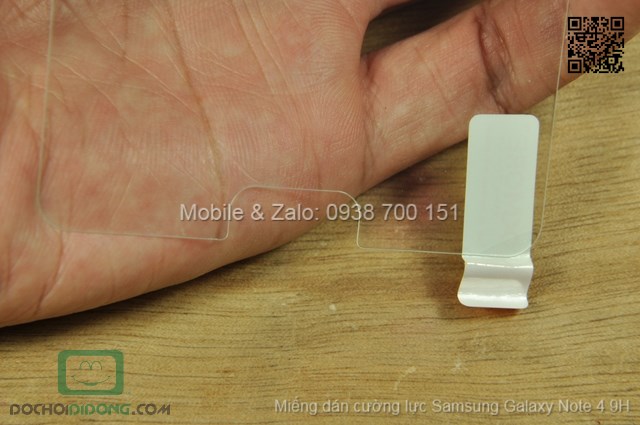 Miếng dán cường lực Samsung Galaxy Note 4 9H