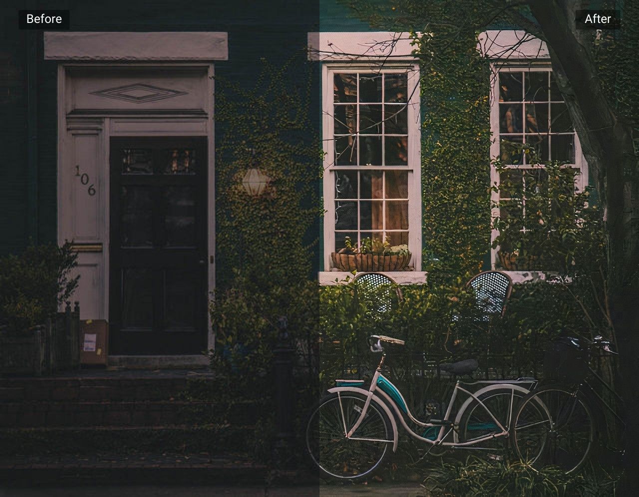 Real Estate Photo Before and After HDR