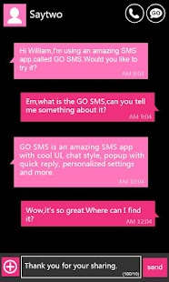 Download GO SMS Pro WP8 PinK ThemeEX apk
