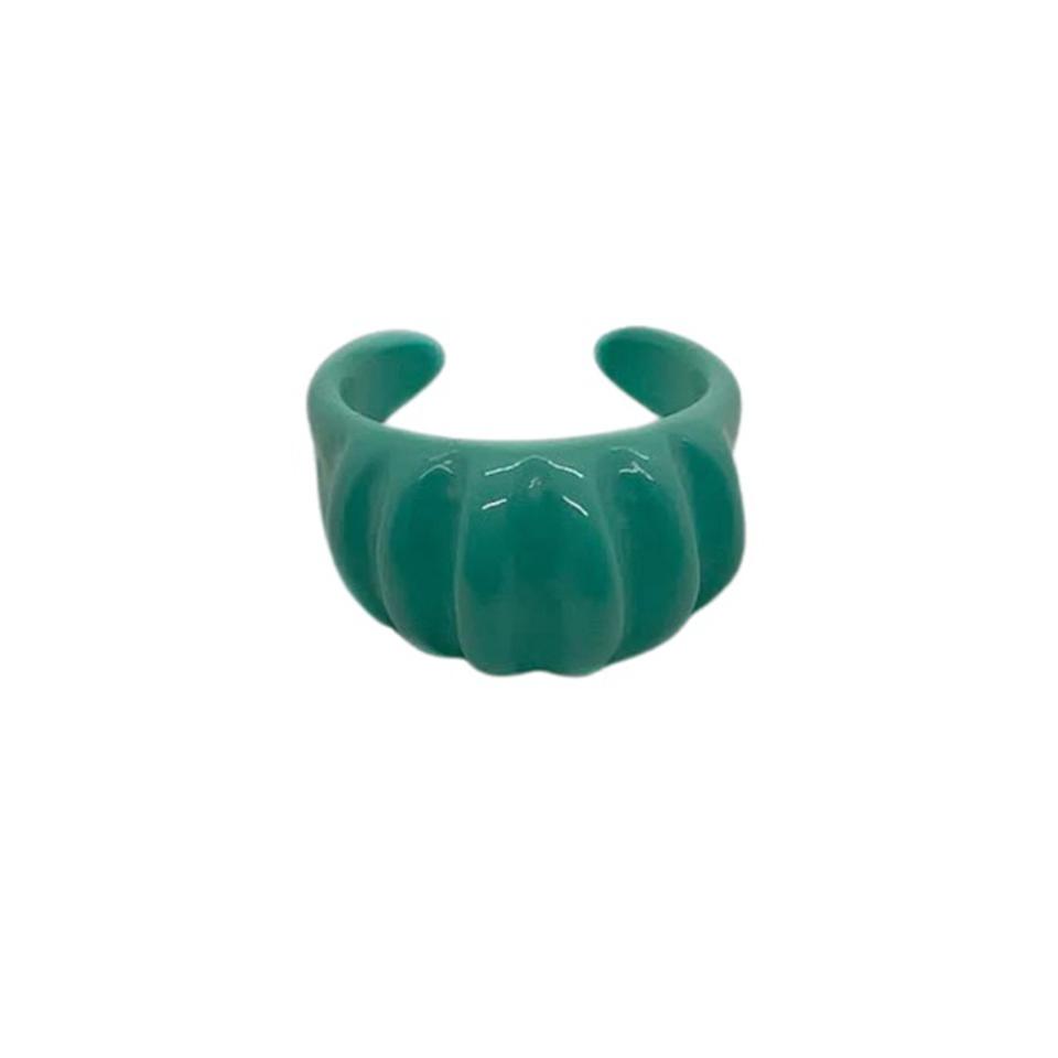 VibeSzn Turquoise Ribbed Ring  