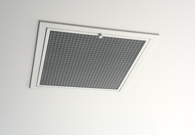 Filtered ceiling inlet