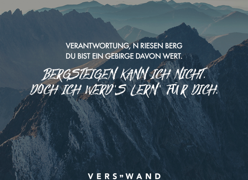 Elegant Spruch Liebe Berge Hochzeit
