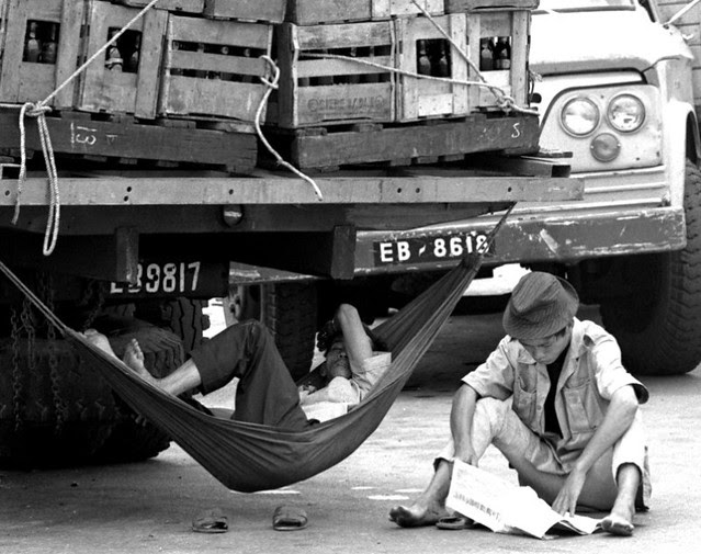 Siesta time in Saigon, 1970