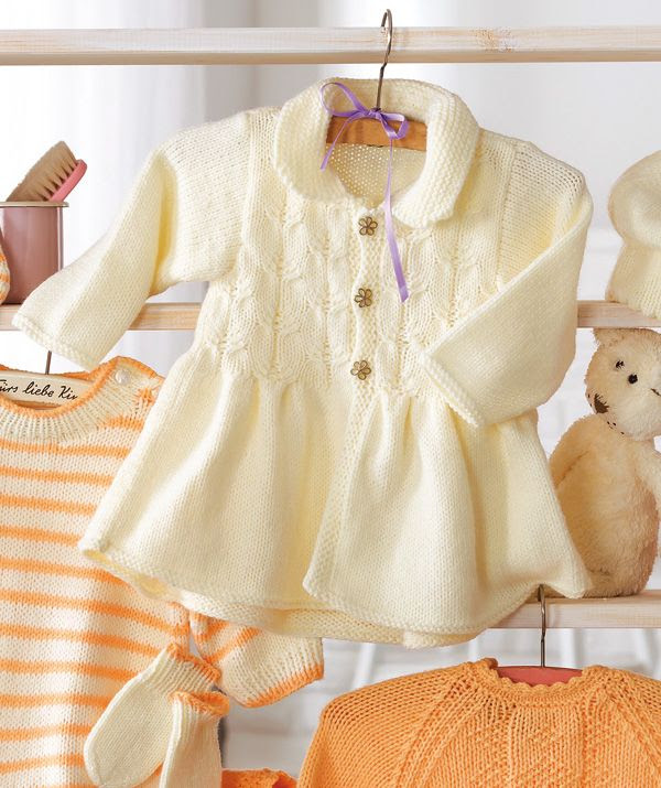 Baby Jacket, S6745 - Free Knitting Pattern | Free Baby and Toddler Sweater Knitting Patterns including cardigans, pullovers, jackets and more http://intheloopknitting.com/free-baby-and-child-sweater-knitting-patterns/