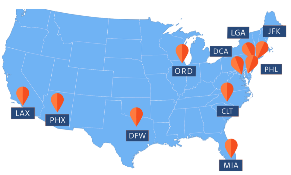 Charlotte Airport Map American Airlines - Maping Resources