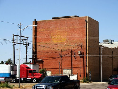 west texas' finest theatre ghost sign