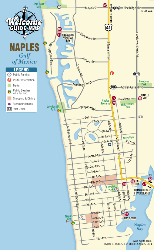 Printable Map Of Naples Florida - Printable Templates