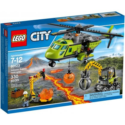 LEGO CITY 60123 Wulkan - Helikopter dostawczy