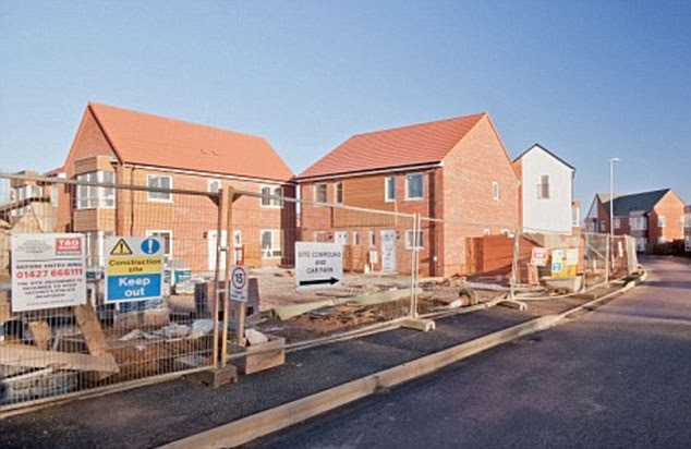 A record 475,647 homes in England that have been given planning permission but have not been built - nearly 100,000 more than in 2012-13